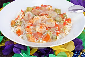 Shrimp Gumbo for Mardi Gras
