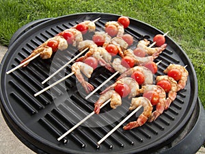 Shrimp kabobs