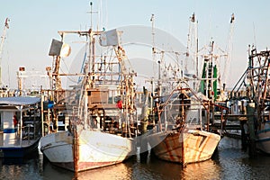 Shrimp and Oyster Fishing Boats