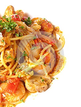 Shrimp pasta