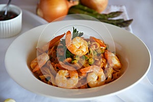 Shrimp pasta