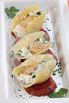 Shrimp Pasta Shells