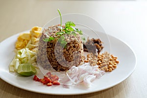 Shrimp paste fried rice