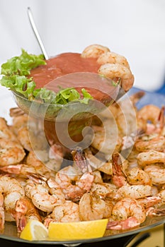 Shrimp platter