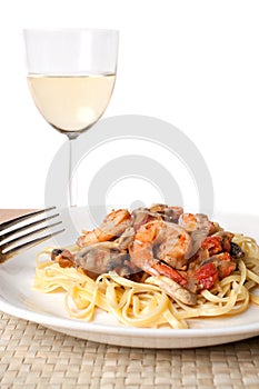 Shrimp Scampi with Linguine