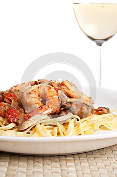 Shrimp Scampi with Linguine
