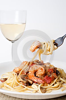 Shrimp Scampi with Pasta photo