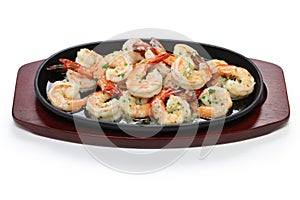 Shrimp scampi photo