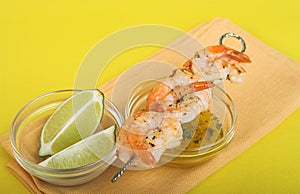 Shrimp skewer photo