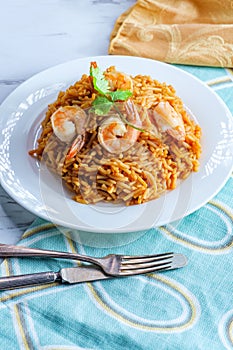 Shrimp Spanish Rice