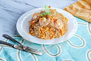 Shrimp Spanish Rice