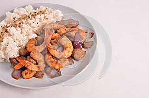 Shrimp Susawy Japonese Fast Food photo