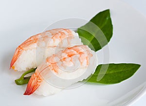 Shrimp sushi