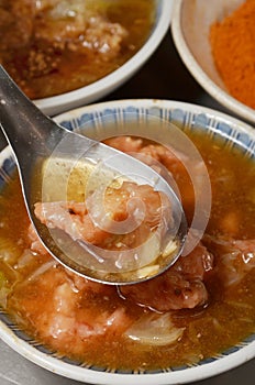 Shrimp thick soup