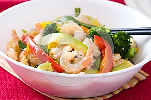 Shrimp and Vegetable Salad