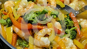 Shrimp and Vegetable Stir Fry
