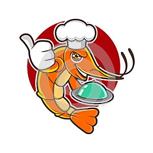 Shrimp who become chefs and always serve special food