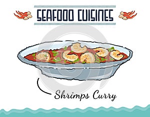 Shrimps Curry
