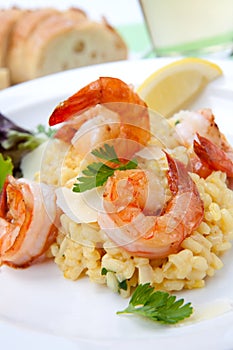 Shrimps Risotto