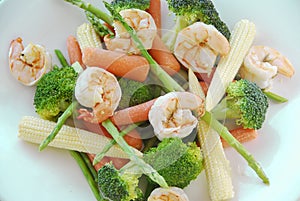 Shrimps & Vegetables