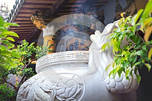 Shrine in buddhist temple.