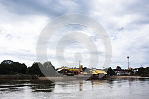 Shrine of Chao Pho Thepharak Chao Mae Thapthim Empress of Heaven or Mazu Matsu Chinese sea goddess for thai people travel visit