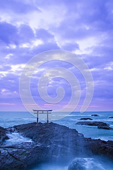 Shrine Gate at daybreak