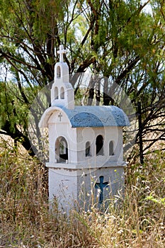 Shrine on Nature Reserve at Skala Kalloni Lesvos Greece
