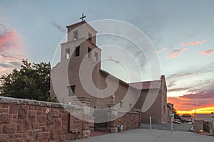 The Shrine of Our Lady of Guadalupe in Santa Fe, NM