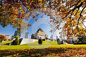 Shrine of Remembrance in Melbourne Australia