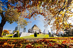 Shrine of Remembrance in Melbourne Australia