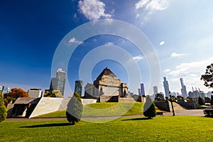 Shrine of Remembrance in Melbourne Australia