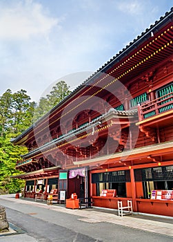Shrine at Rinnoji temple in Nikko