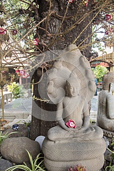 Shrine in The Royal Palace Phnom Penh Cambodia