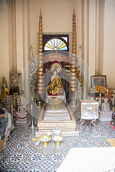 Shrine in The Royal Palace Phnom Penh Cambodia