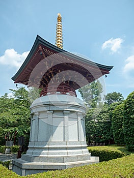 Shrine at Senso-ji temple, Tokyo, Japan