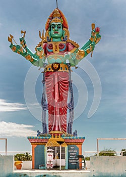 Shrine and statue of Goddess Kali.