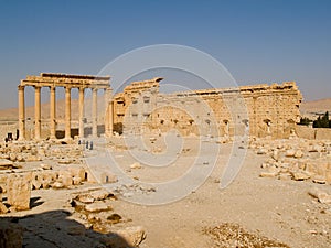 Shrine of the Temple of Bel More, Palmyra, Syria photo