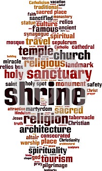 Shrine word cloud