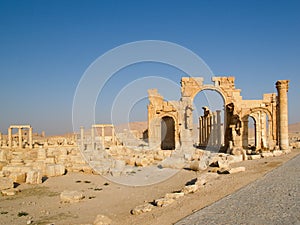 Shrines in Palmyra, Syria photo