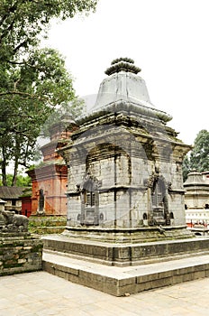 Shrines in Pashupatinath Nepal
