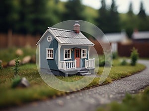 Shrinking reality: capturing the minuscule magic of the tiniest house through analog tilt shift photography