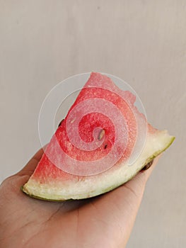 shriveled watermelon slices photo