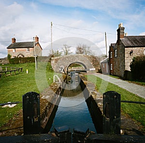 Shropshire Union Canal in Wales photo