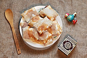 Shrovetide, Russian traditional pancakes - blini