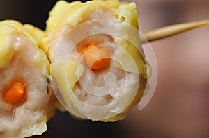 Shu Mai - Chinese minced pork dumpling for Yum Cha tea time