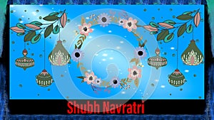 Shubh Navratri. Happy Navratri. Background Is Beautiful