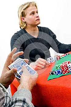 Shuffling Poker Cards