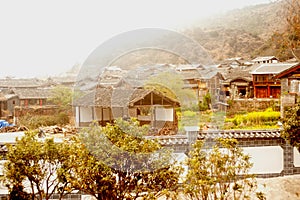 Shuhe ancient town in Lijiang,Yunnan in China.