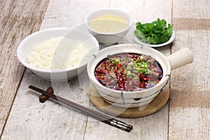 Shui zhu, chinese sichuan cuisine